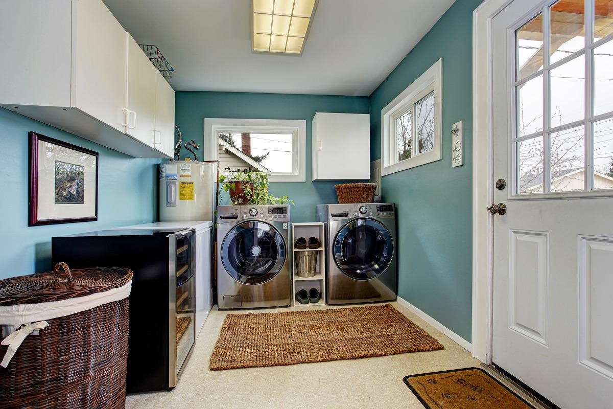 braided connection for laundry room